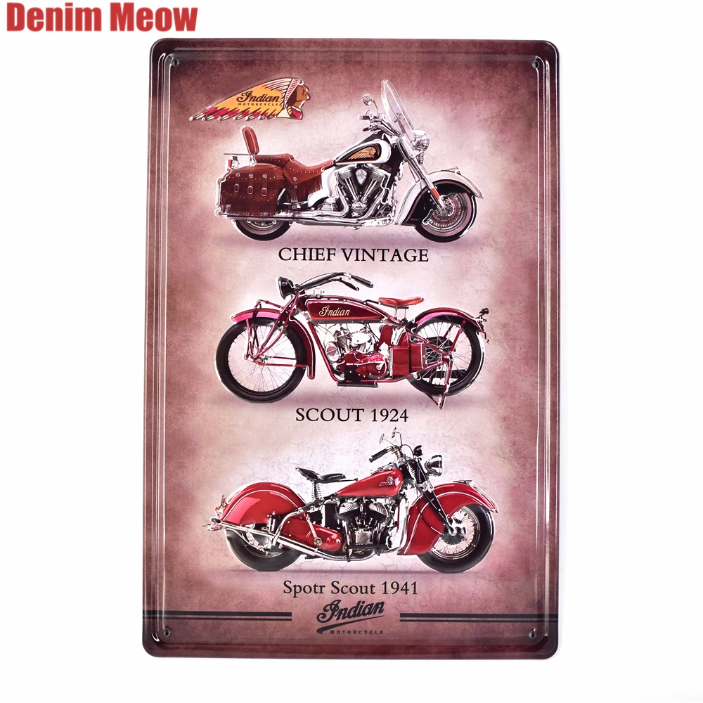 

BSA Motorcycle Vintage Embossed Metal Tin Signs Home Bar Garage Pub Decorative Plates Wall Stickers Retro Iron Art Poster SS2