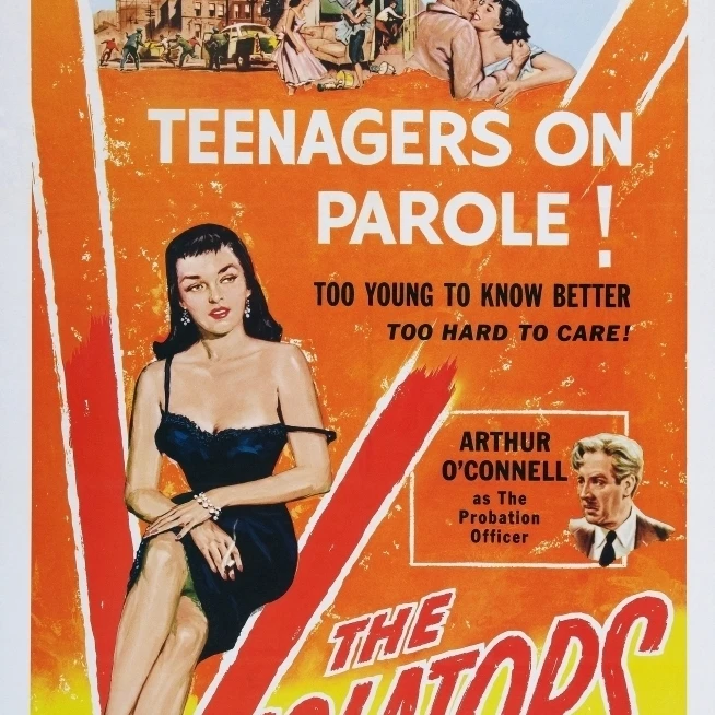 The Violators Us Poster Art Bottom Left: Arthur O'Connell 1957 Movie Poster Masterprint (24 x 36)