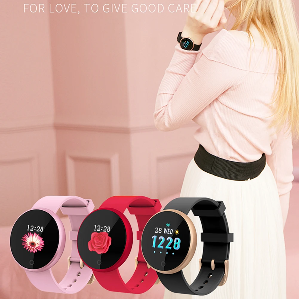 

New B36 Female Smart Bracelet Sport Watch Tracker Physiological Cycle Wrist birthday Smart Band gifts for girlfriend ladies