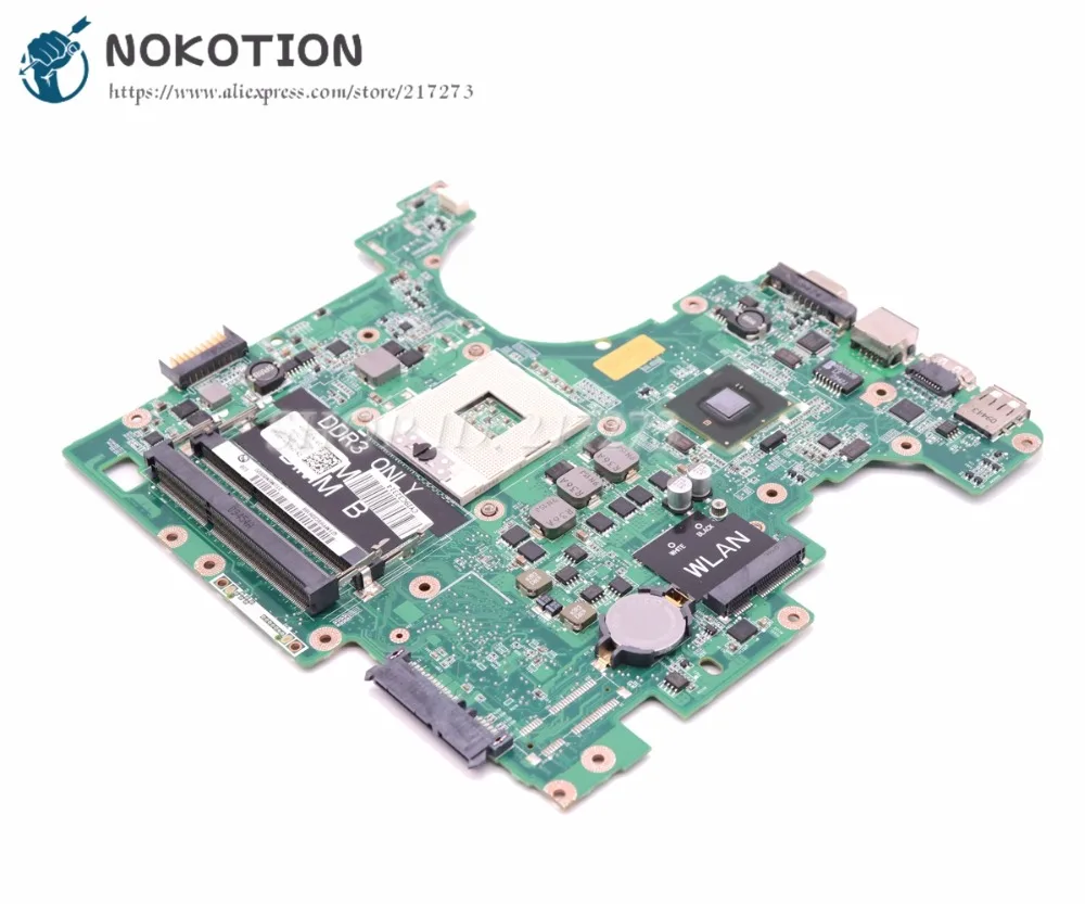 NOKOTION для Dell Inspiron 1564 Материнская плата ноутбука CN-0F4G6H F4G6H 0F4G6H DAUM3BMB6E0 основная плата HM55 UMA DDR3