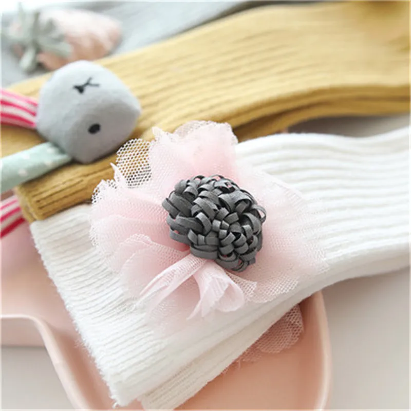 Winter Spring Cotton Baby Socks Cartoon rabbit Baby Girl Socks Newborn Knee High Long Leg Warmers Girls Socks  (3)