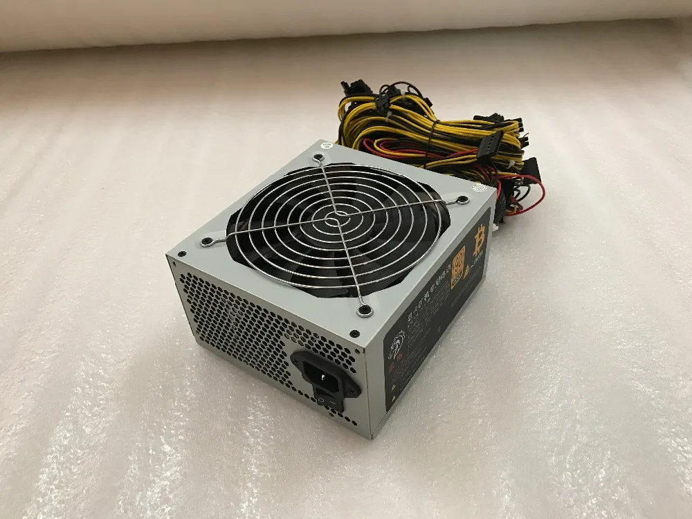 KUANGCHENG ETH ZCASH SC MINER Gold POWER 1800 Вт BTC блок питания для 1060 RX 470/570 RX480/580 для 6 8 GPU карт