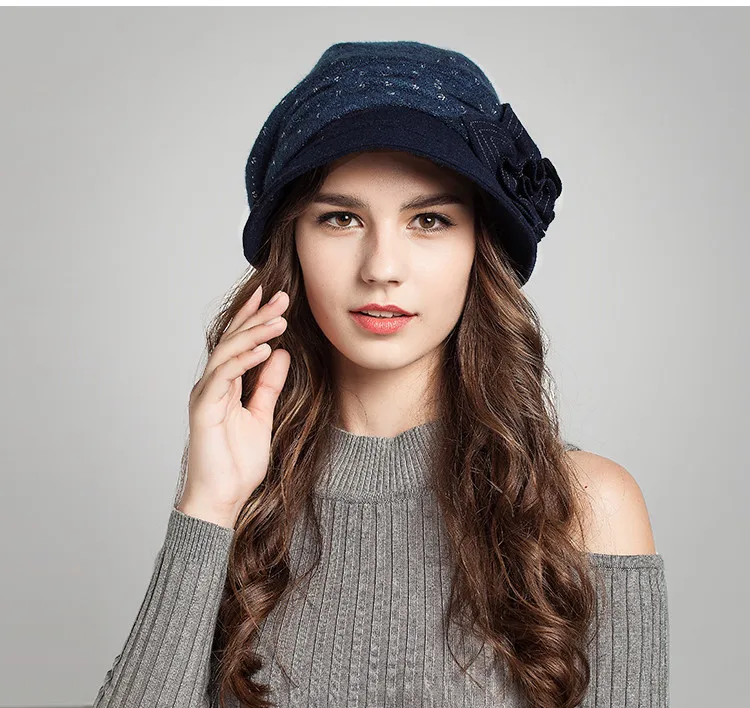 4 winter hats for women beret