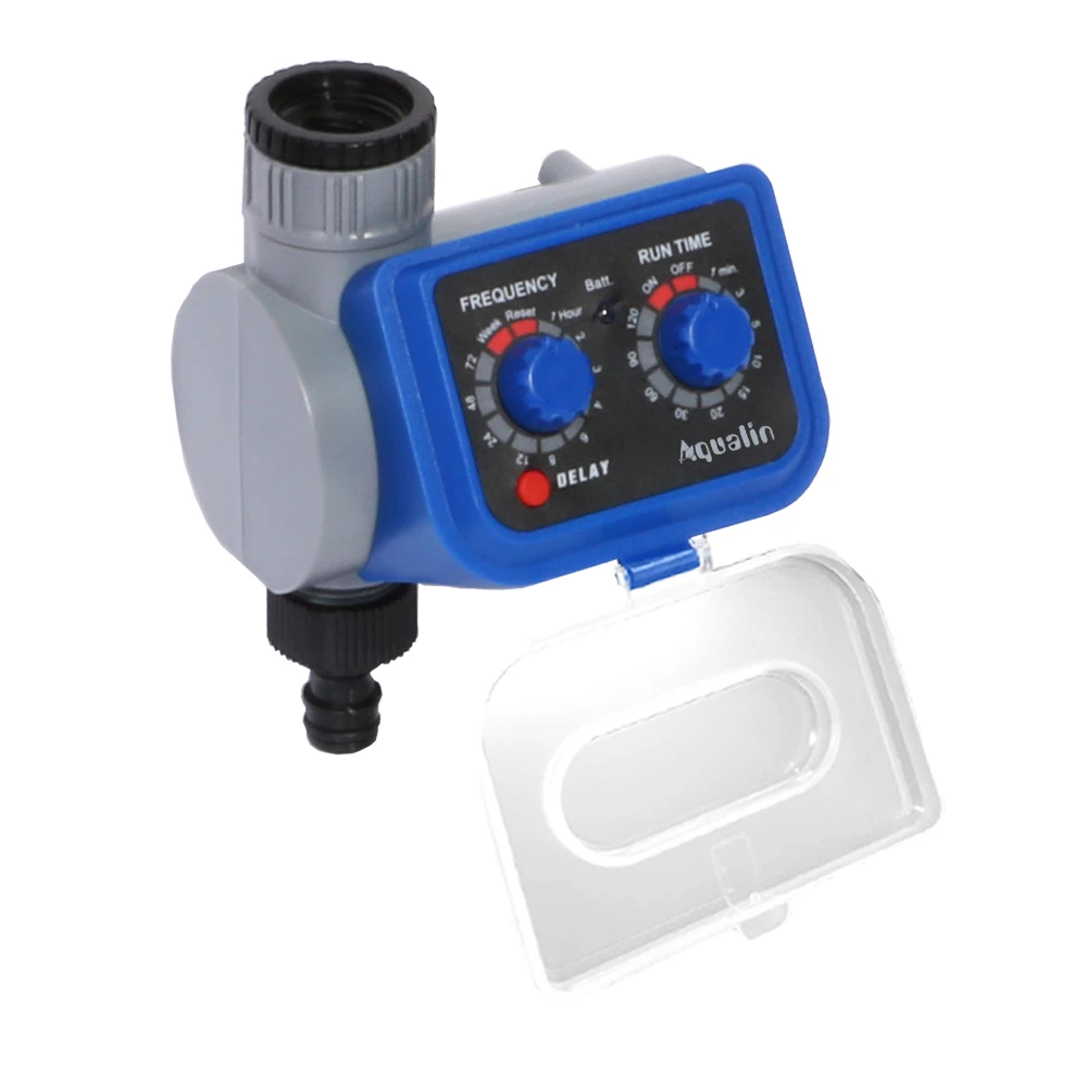 Temporizzatore per Irrigatore Temporizzatore per Tubo da Giardino per Irrigazione Automatica a 2 Zone per Tubo da Giardino con 2 Uscite Bluetooth con APP per Prato