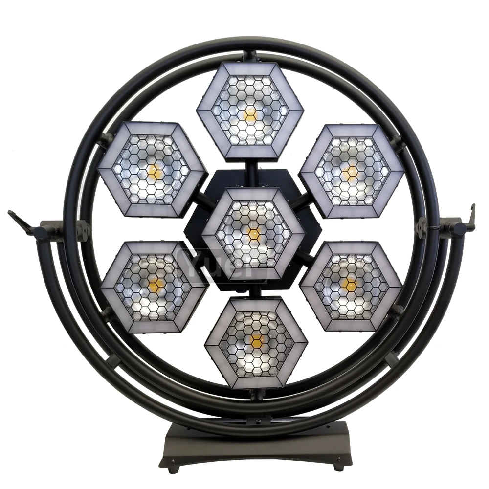 7 Halo Hexa LED SMD RGB 3в1 пиксельный световой прожектор ТВ студия станция Dj диско сцена