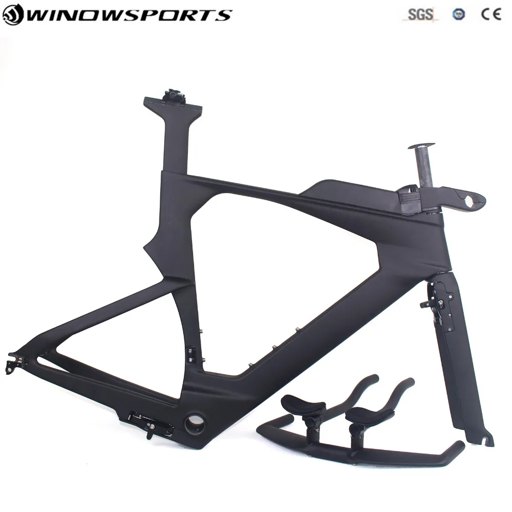 Discount ChineseTriathlon Bike carbon time trial bicycle full carbon TT bike 22 speed 105 R7000/UT R8000 Groupset tt bike szie 48/51/54cm 14