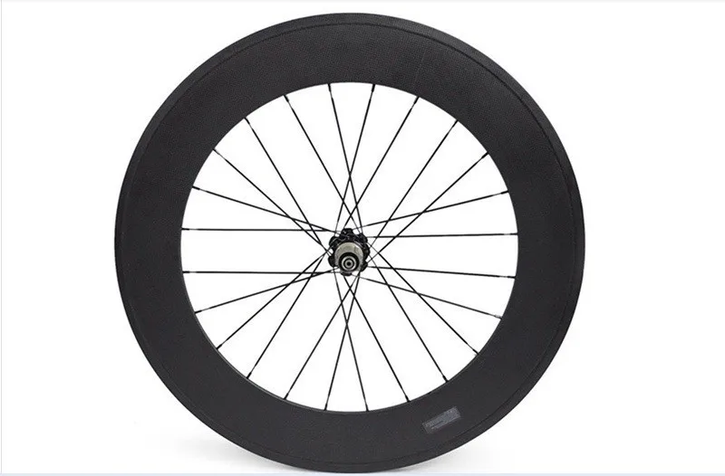 Excellent 700C 88mm carbon wheels 23mm width bike wheel clincher tubular 3K matte glossy road wheels bicycle wheelset 0