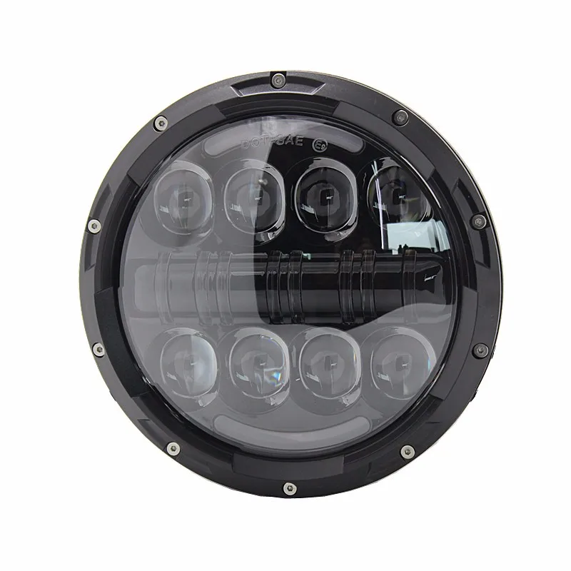 7 Inch Round Headlight with DRL Turn Signal, Integrated LED 6