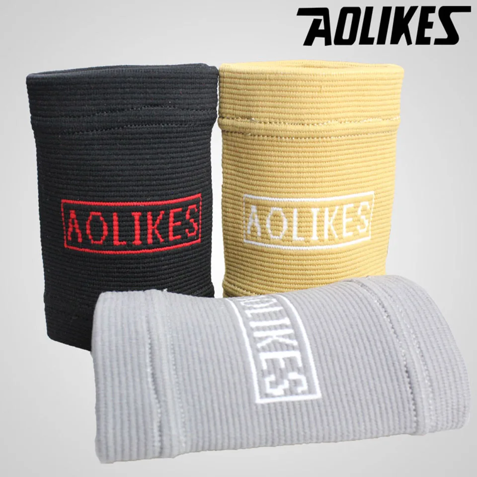 Aolikes 1Pair Sports Wrist Band Wrist Support Brace Sweatband Guard Sport Tennis Squash Badminton GYM Hand Wristband Protector