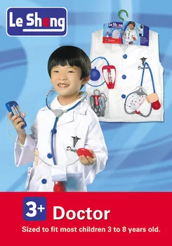 

Children's Halloween Masquerade Party Cosplay costume kindergarten doctor costume for 3-8 years kids