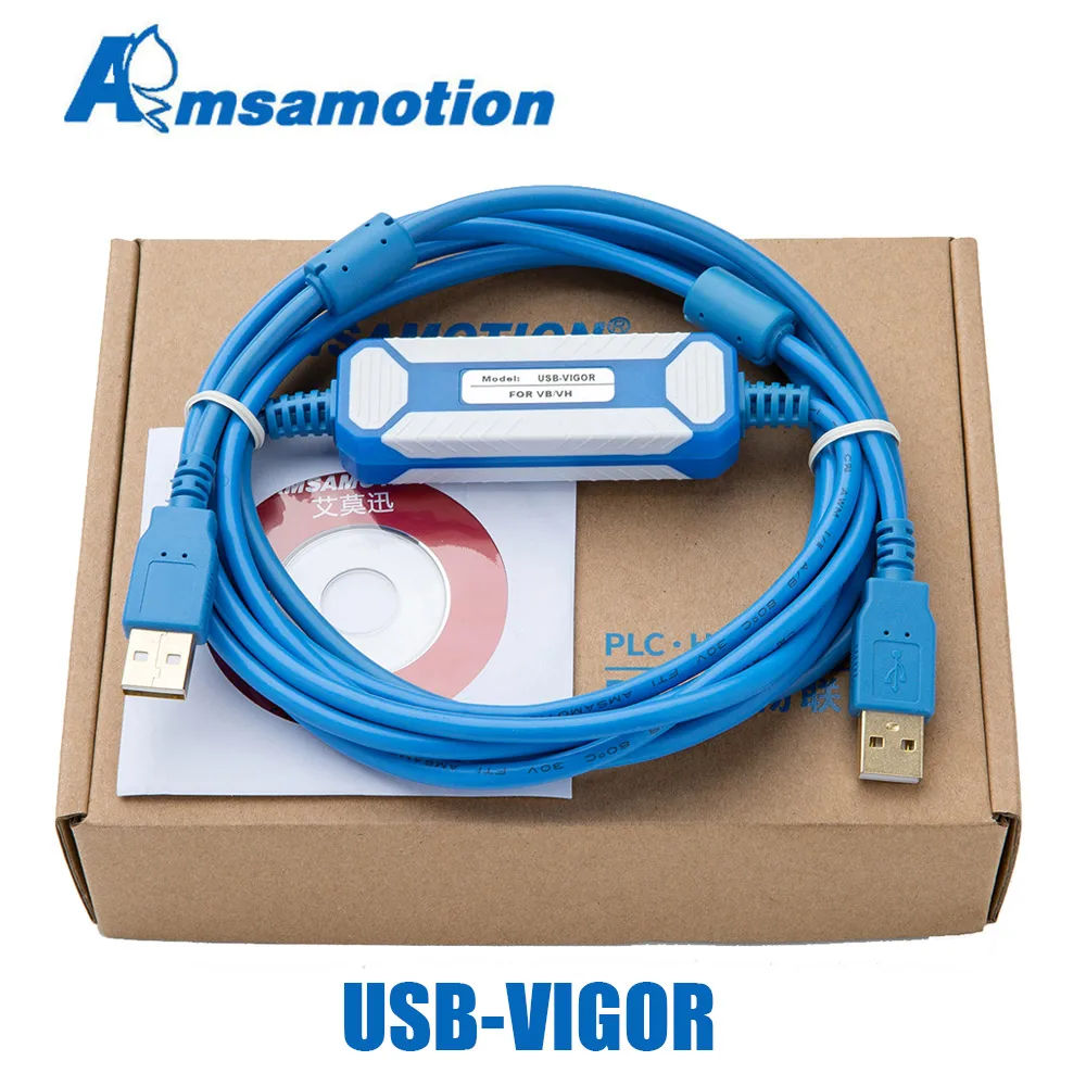 USB-VIGOR адаптер подходит Vigor ВХ VB м ПЛК серии Кабель для программирования кабель USB к RS232 скачать кабель VBUSB200 PC-VIGOR