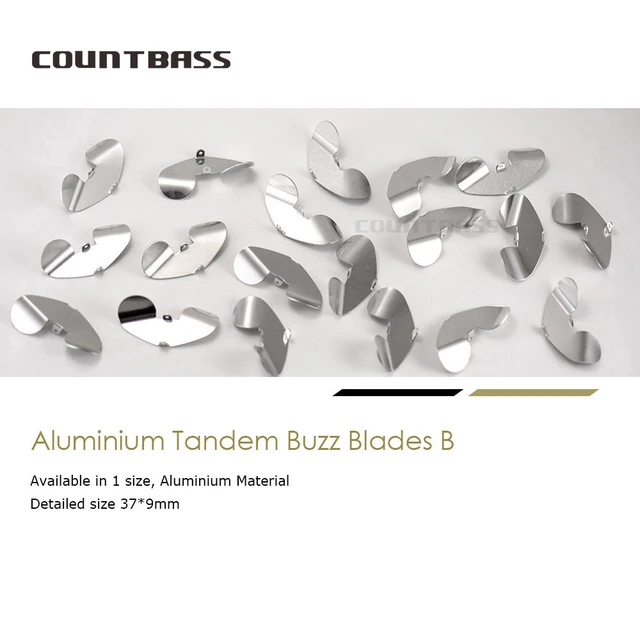 Aluminium Fishing Lures Tackle, Blades Bait Tackle, Buzz Baits Blades