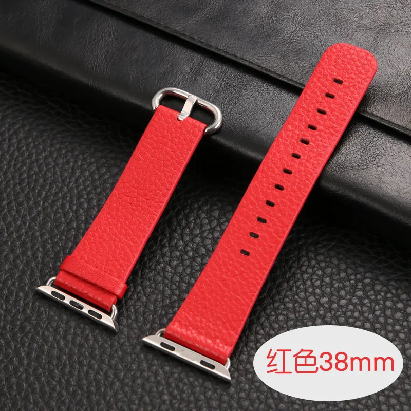 wrist Band for Apple Watch 44mm 40mm genuine leather loop 38mm 42mm for iwatch series 5 4 3 2 1 Strap link Bracelet women straps