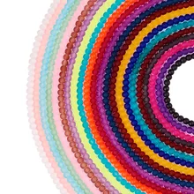 4 мм 6 мм 8 мм 10 мм прозрачное Круглое стекло свободные матовые бусины для DIY для изготовления украшений вручную браслеты аксессуары для рукоделия