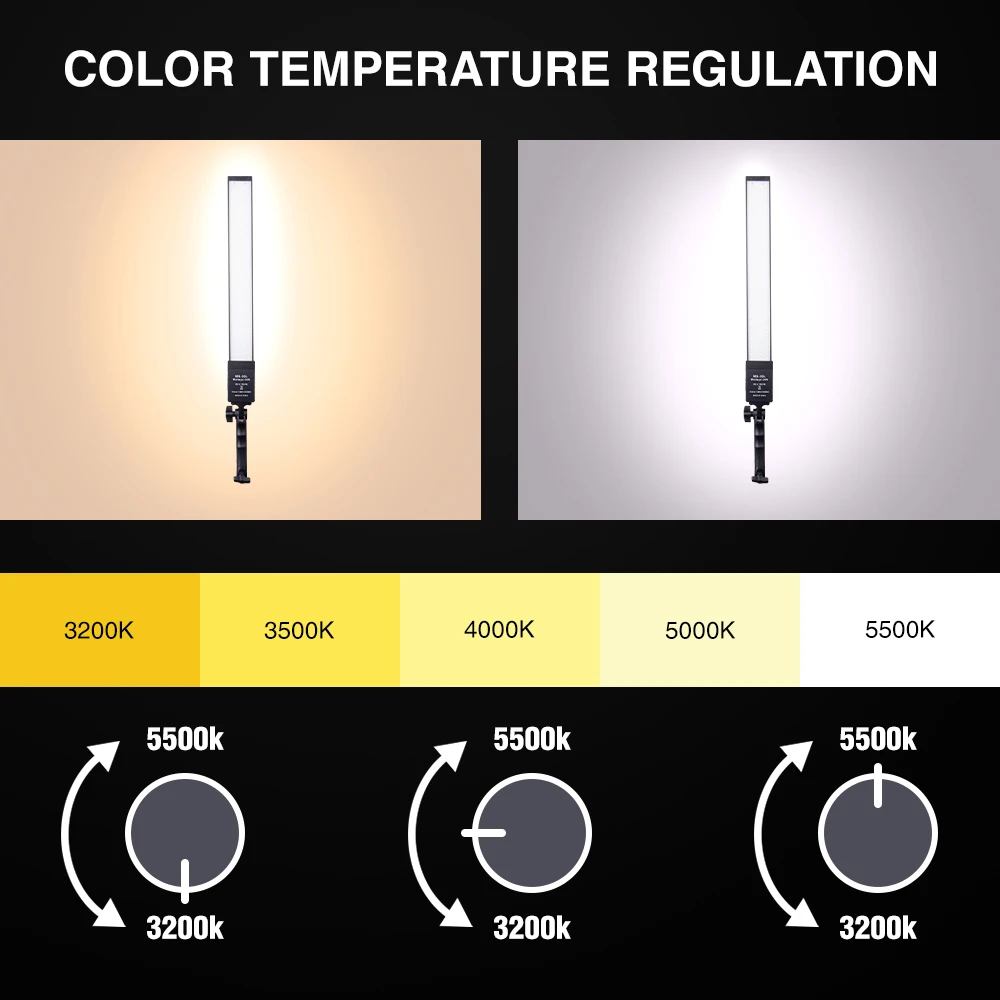 Комплекты для фотостудии светодиодный комплект для освещения с регулируемой яркостью, 192 шт., светодиодный фонарь 2 м, двухцветная стойка 3200-5500K для портретов на YouTube