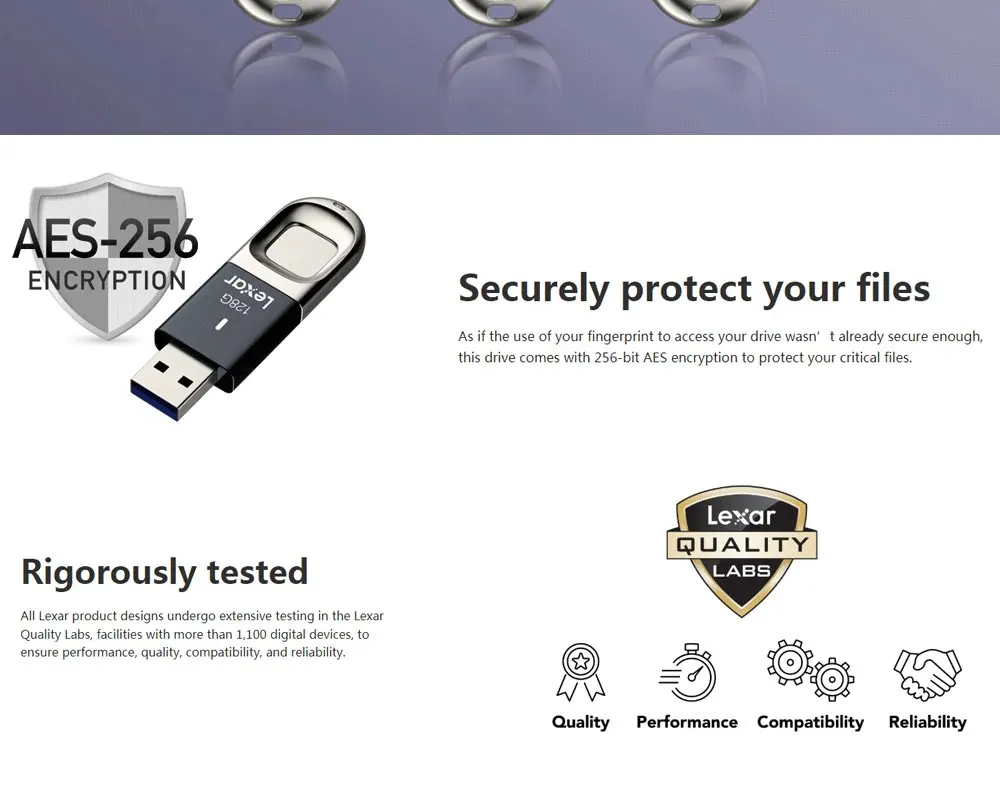 Lexar распознавание usb диска отпечатков пальцев USB 128 Гб 64 ГБ 32 ГБ F35 флеш-накопитель usb 3,0 150 МБ/с./с высокоскоростная карта памяти