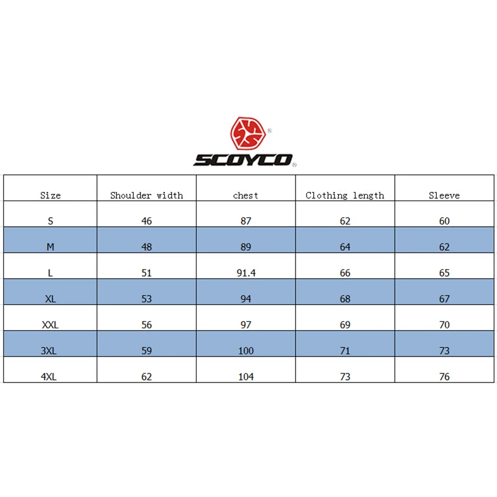 SCOYCO мотоциклетная куртка мужская полное тело мотоциклетная Броня мотокросса Защитное снаряжение мотоциклетная защита размер S-4XL