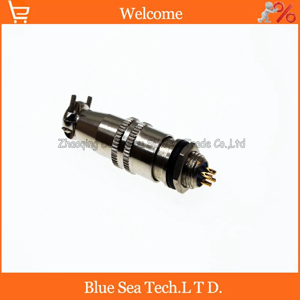 4 Pin 8mm Male & Female mic circular connector kit XS8 4P Socket+Plug,Aviation plug interface