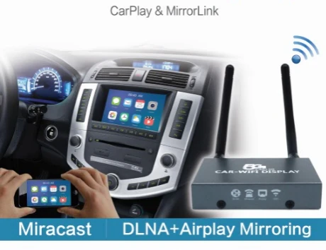 Автомобильный медиаплеер для ios12 5G/2,4G Автомобильный wi-fi-дисплей MirrorBox AirplayMiracast DLNA allshrecast экран зеркальное 1080 P для HDTV