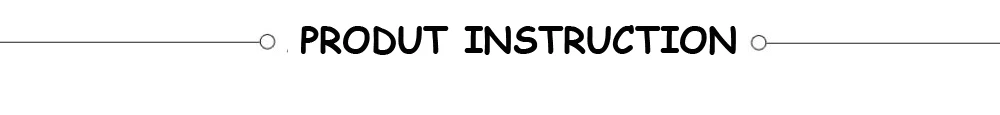 PRODUCT INSTRUCTION1