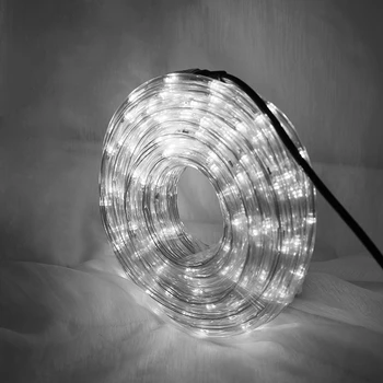

RGB IP67 Waterproof Outdoor Led Strip Light Rainbow String Rope Christmas Lights Holiday Garden Fence Decoration AC 220V 2M-18M