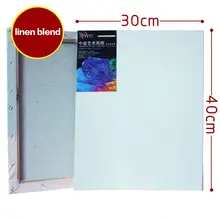 30 см x 40 см пустой растягивающийся холст, художественная живопись холст, льняные смешанные холсты, пустой холст искусство, грунтованный холст