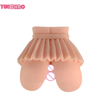 

YUECHAO Male Masturbator Lifelike Virgin Pussy Ass doll 3D Realistic Tight Vagina Anus Medical TPE Ass Sex Doll sex toys for men