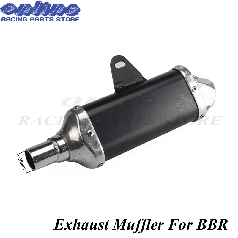 Aluminum Exhaust Muffler For BBR Style Chinese KAYO BSE Apollo Pit Bike