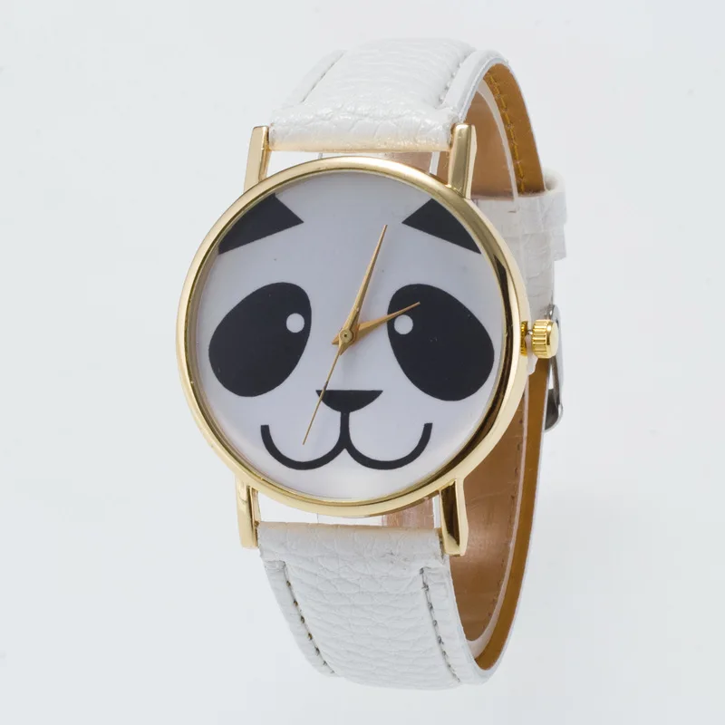

Simple Women's Watches Fashion Ladies Wrist Quartz Wrist Watch Cute Girl Panda Watch Dial Femme Women's Watch New