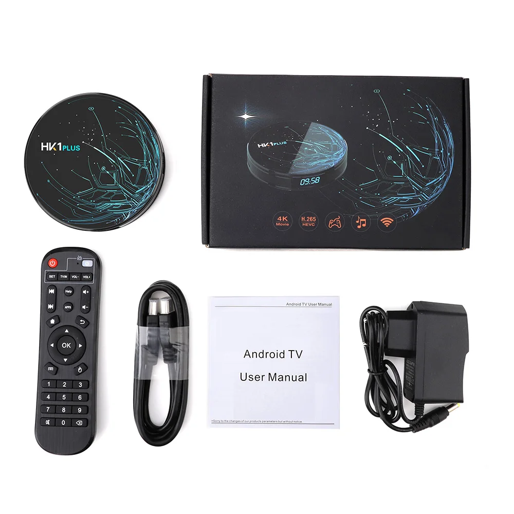 4 GB 64 GB Android 9,0 ТВ BOX Amlogic S905X2 4 ядра, Wi-Fi, BT4.0 H.265 4 K Netflix Youtube Google Play HK1 плюс X2 Смарт ТВ коробка