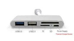 Suqy качество Новый USB C usb c концентратора Тип C до SD/TF Card Reader USB 2.0 USB3.0 OTG комбо-адаптер для Macbook Pro Samsung Galaxy S8