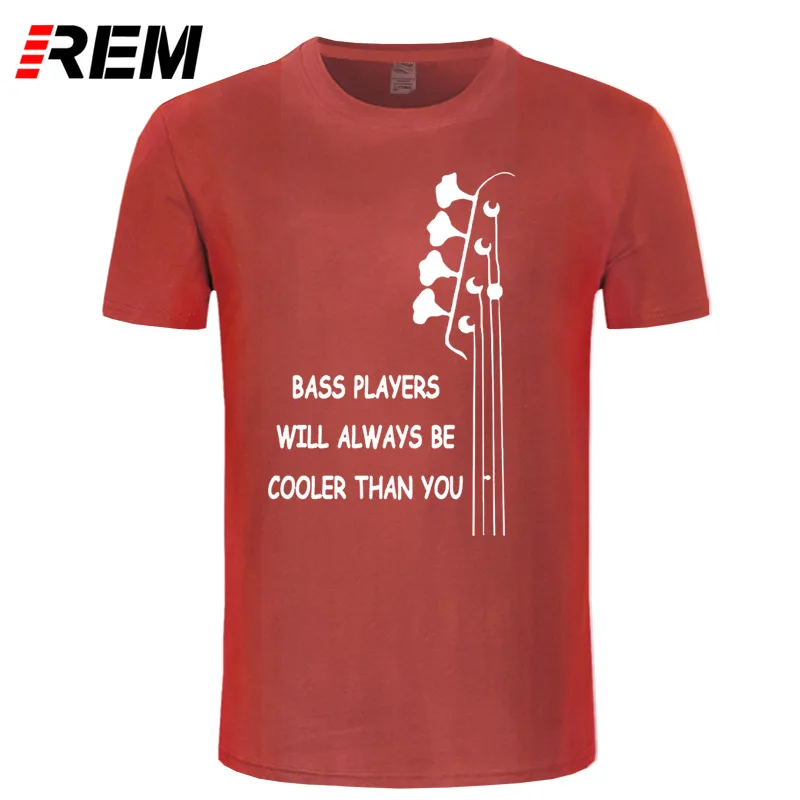 REM летний Стиль бас гитаристы крутая футболка смешной двойной ритм электрическая Футболка мужская короткий рукав топ тройники - Цвет: 4