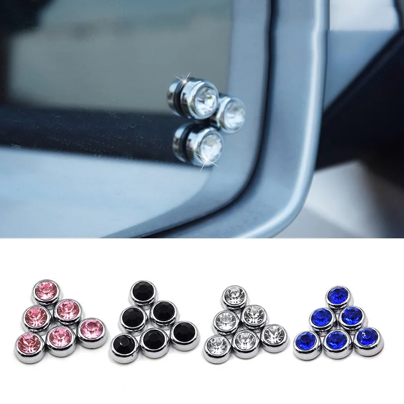 

6Pcs Car Accessories Crystal Car Sticker for Citroen C4 C5 C3 Picasso Berlingo Xsara 2 1 Saxo C2 C1 DS3 C4L C8 Xantia DS5 DS4
