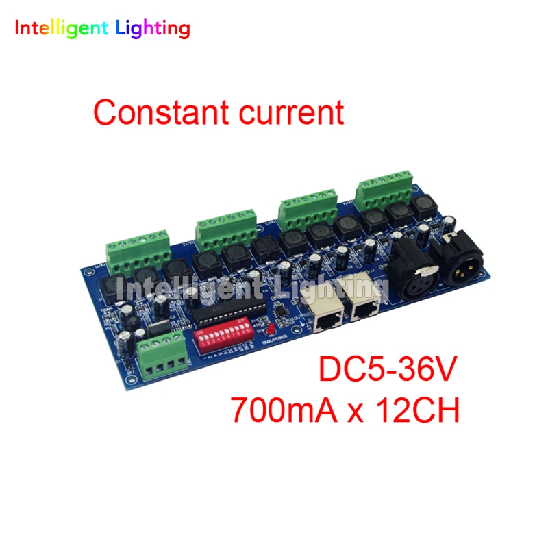700ma constant current 12CH dmx dimmer, 12 channel dmx 512 dimmer, LED