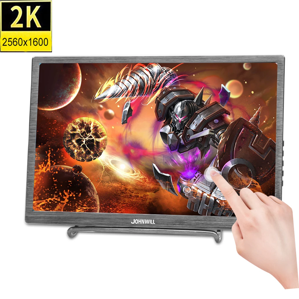 

10.1" IPS 2560*1600 Type-C TouchScreen Gaming Display & 2K portable monitor with 2 Mini HDMI for Xbox Switch PS3 PS4