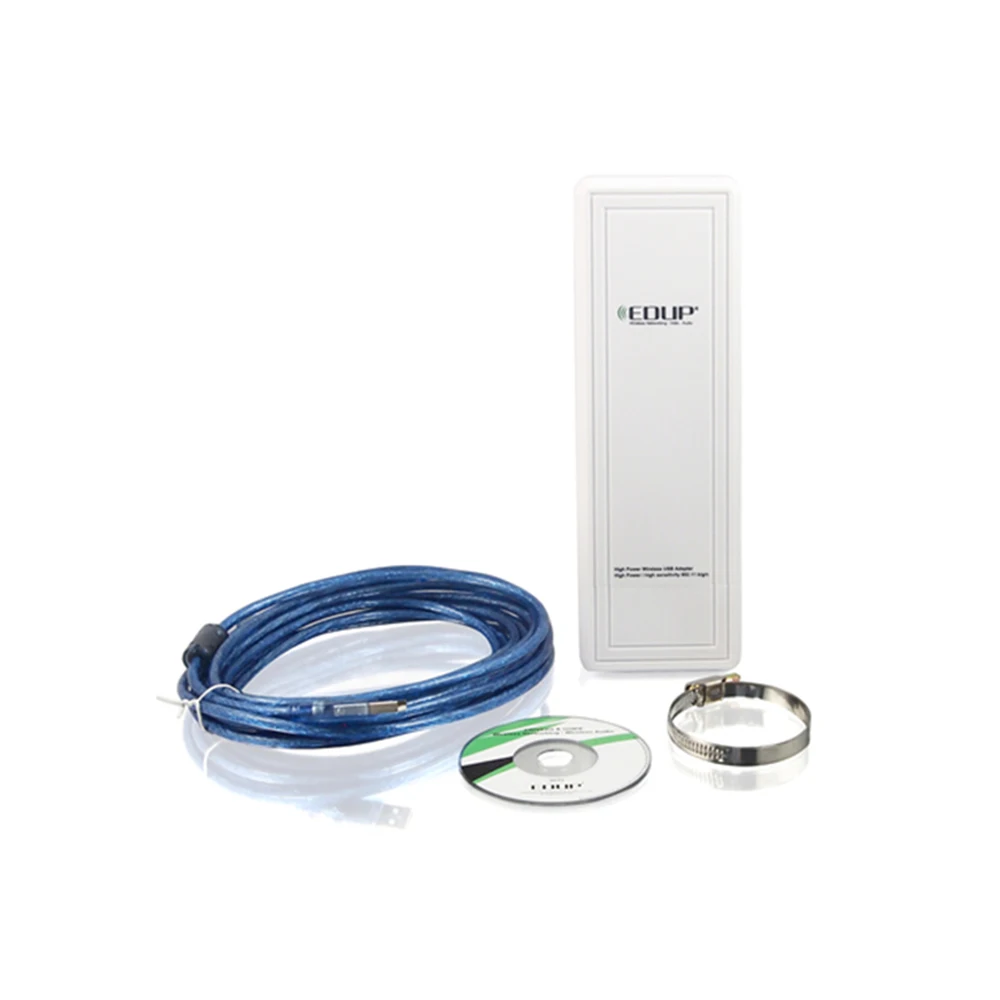 EDUP дальний WiFi приемник 802.11n с высоким коэффициентом усиления 16dBi 150 Мбит/с Высокая мощность RT3070L WiFi ключ USB Сетевая карта 2,4 ГГц