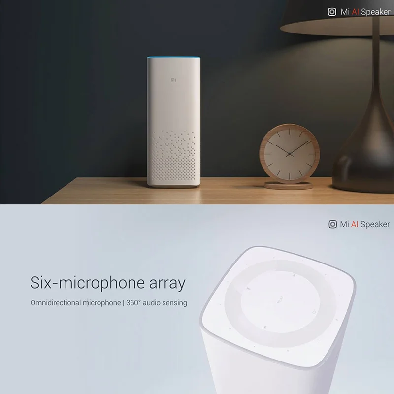 xiaomi Original AI Speaker WiFi Bluetooth Built-In Audio Content Voice Control Listen & Answer Stor