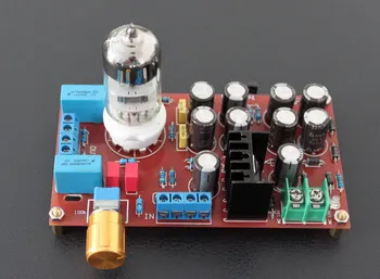 

6N3 electron tube buffer preamplifier board finished board