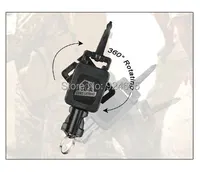 Новое поступление Тактическое Военное Снаряжение Ретрактор Нержавеющая сталь четыре Цвет для тактический рюкзак страйкбол пистолет HS33-0081 - изображение