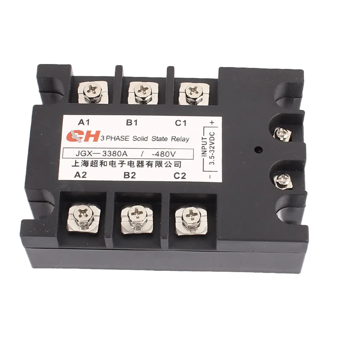 

Jgx-33 80A  To  Dd 3.5-32V  To 480V  Three 3 Phase Solid State Relay