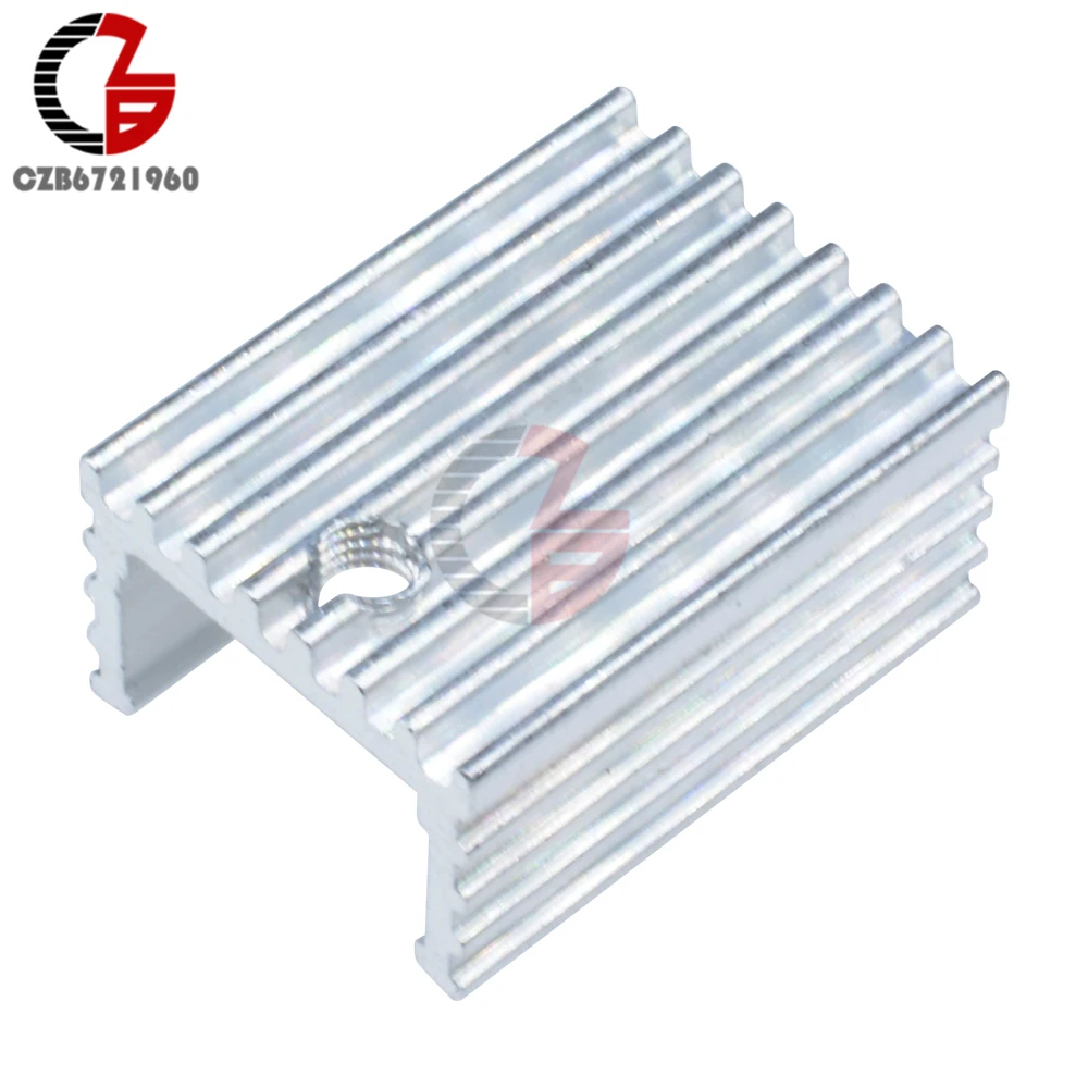 20PCS Heat Sink 21x15x10mm Aluminum Heat Sink TO-220 Transistors DIY
