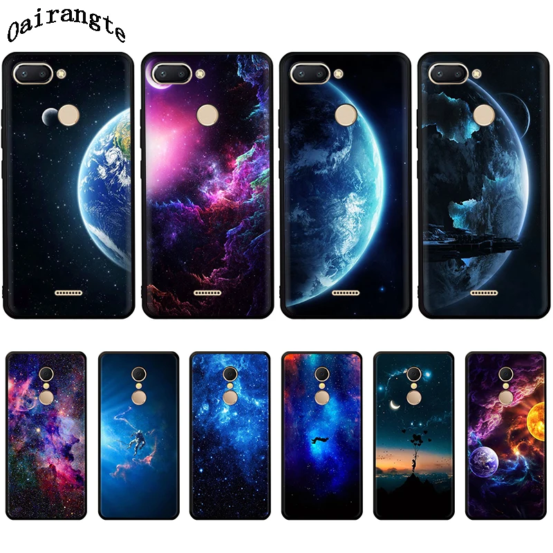 

New Fashion Space Universe soft phone case for Xiaomi Redmi 4A 4X 5 6 A Plus Pro S2 7 GO Note 4 4X 5 6 7 Pro 5A Prime