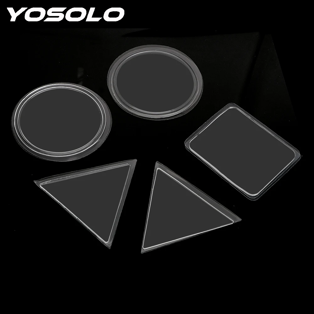 YOSOLO مكافحة زلة حصيرة لزجة شفافة هلام سادة السحرية جدار ملصق حامل هاتف محمول للسيارة المضادة للانزلاق حصيرة اللوحي حامل جوّال بلاستيكي