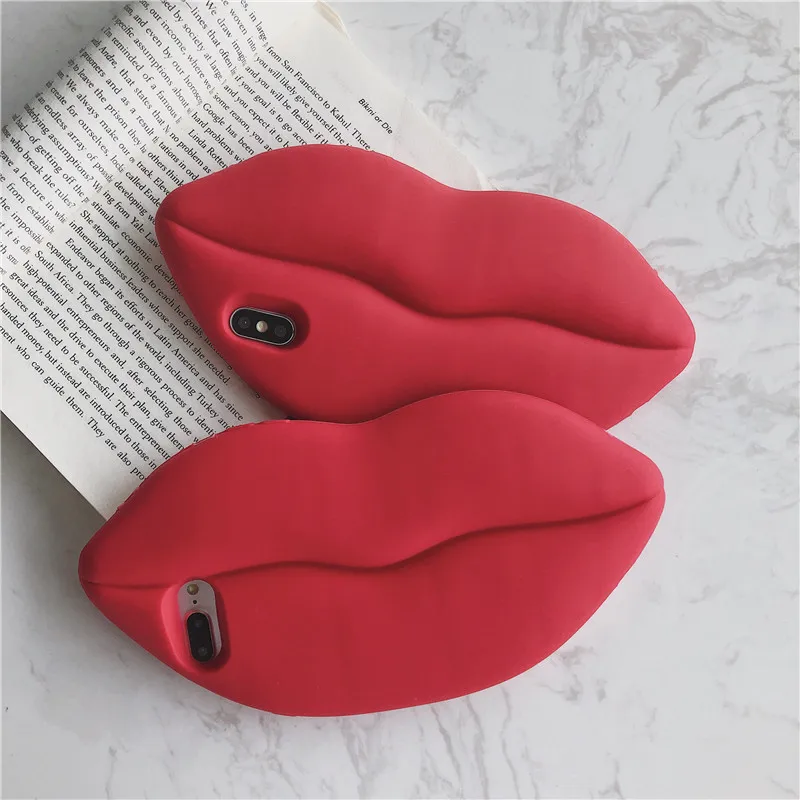 red lips iPhone case