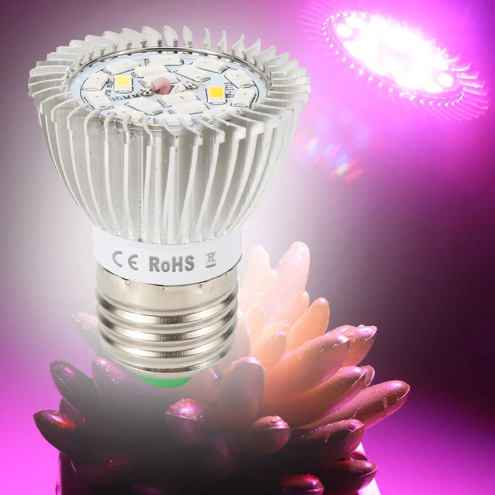 Full Spectrum 18w 28w E27 Led Grow Light Plant Growing Lamp For Plants
