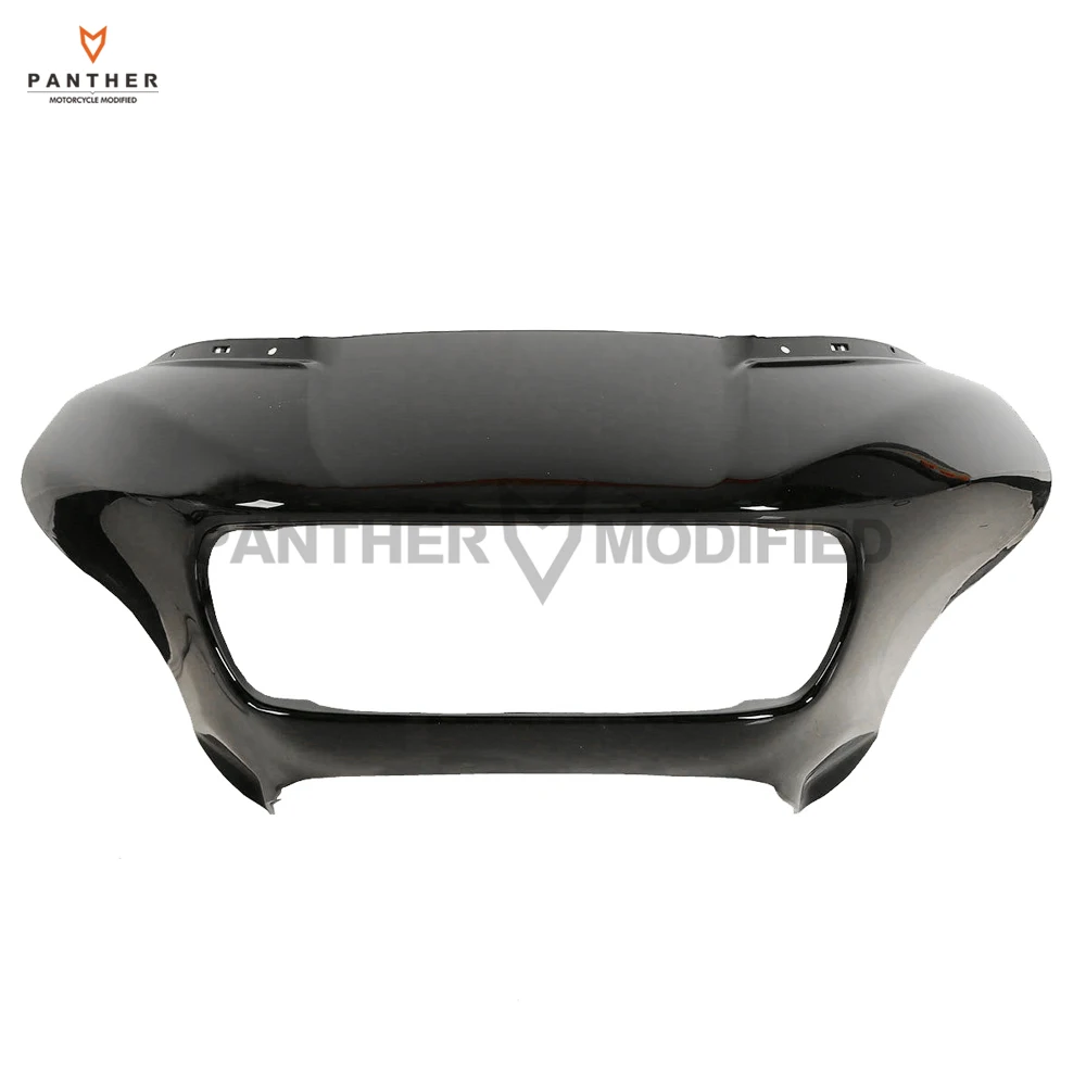 

ABS Vivid Black Motorcycle Front Outer Nose Fairing Moto Head Cover case for Harley Road Glide FLTR 2015 2016 2017