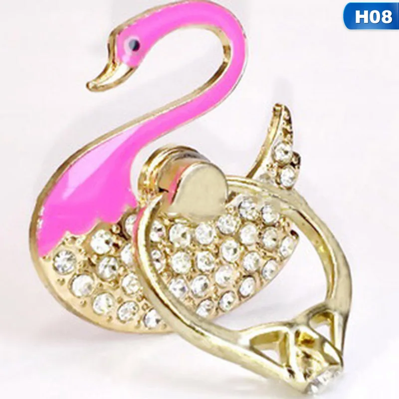 

Luxury Rhinestone Shape Universal Phone Ring Stand Multi-Angle Portable Stand 360 Rotation 3D Aluminum Alloy Ring Grip