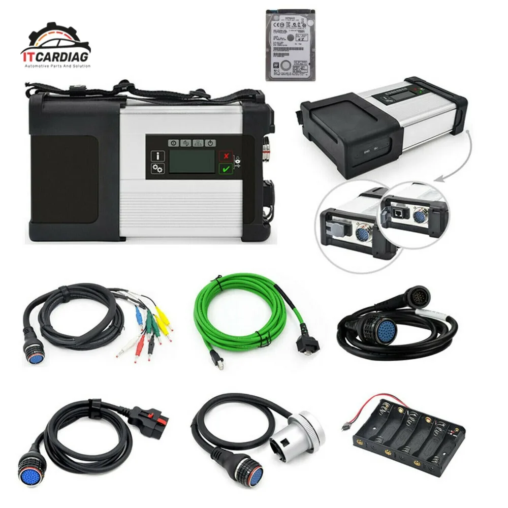 MB Star SD Connect C5 XENTRY диагностический Wi Fi для Benz многоязычный с V2019.12 320 Гб HDD полное