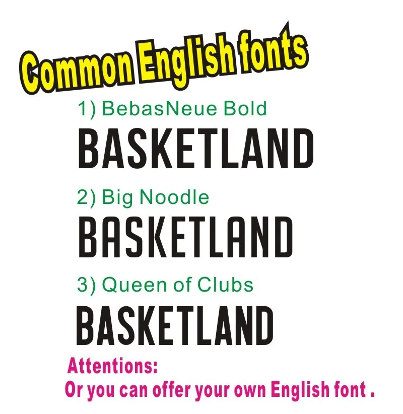 common english fonts()