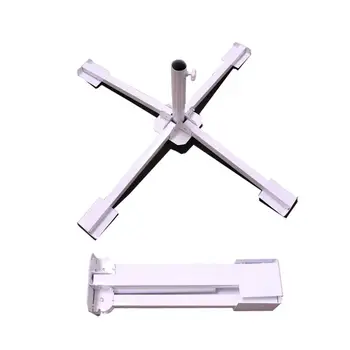 

Portable Sun Umbrella Base Folding Cross Umbrella Stand Outdoor Sunshade Fixed Umbrella Base for Beach